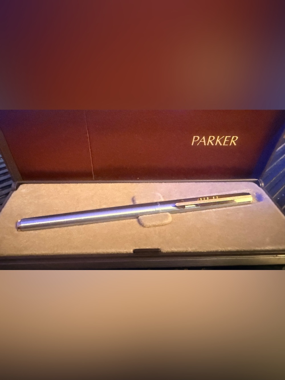 Parker Silver Slim Rollerball Pen